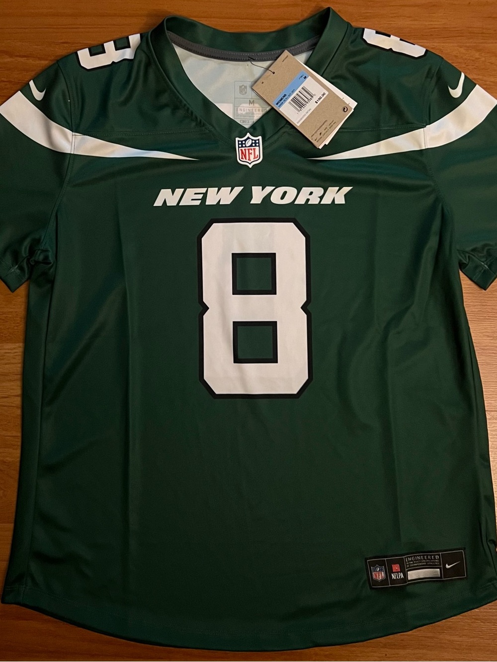 NFL Women's Dark Green Jersey with White NFL Shield